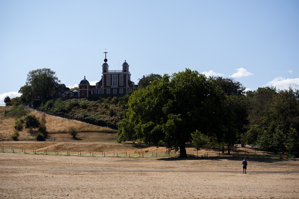 The Royal Observatory Greenwich, south east London, ahead of the solar eclipse (Jordan Pettitt/PA) (PA Wire)