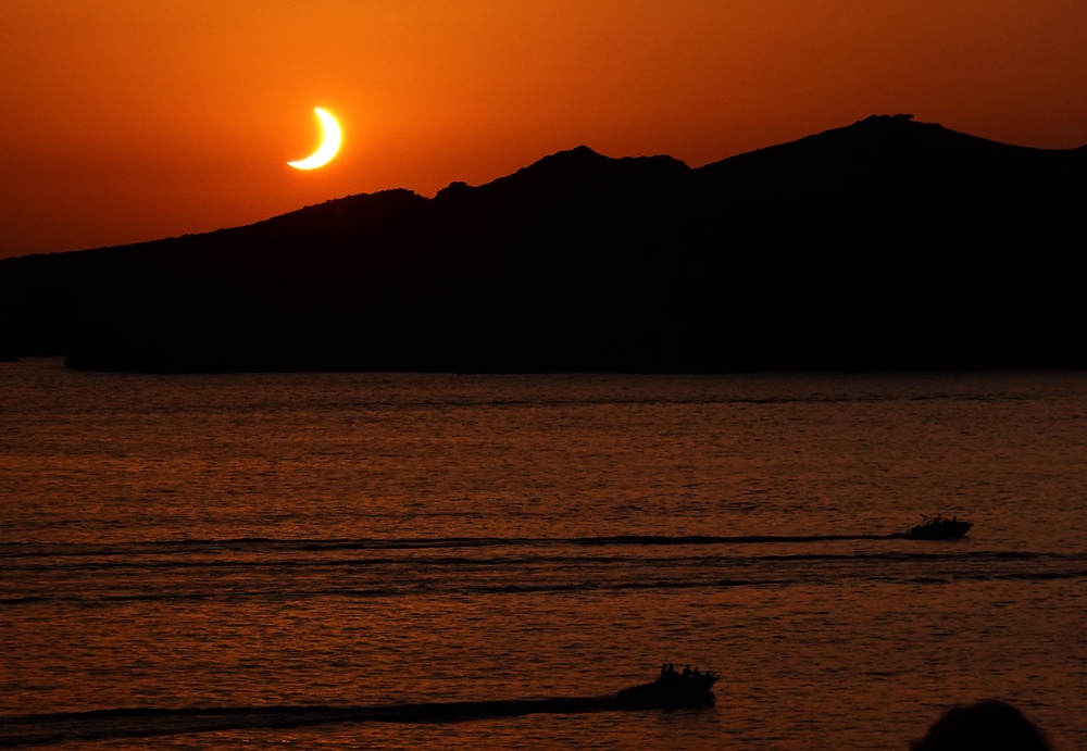 Parts of Spain were plunged into total darkness (Getty)