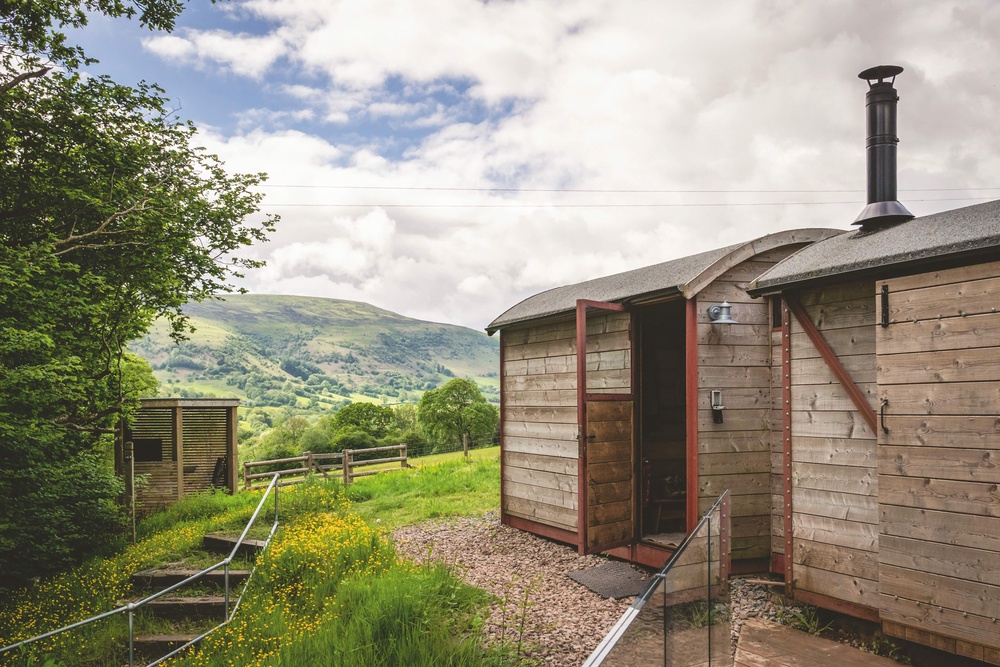 Llanthony Court Camping is home to a beautifully restored railway carriage (NT/James Beck)