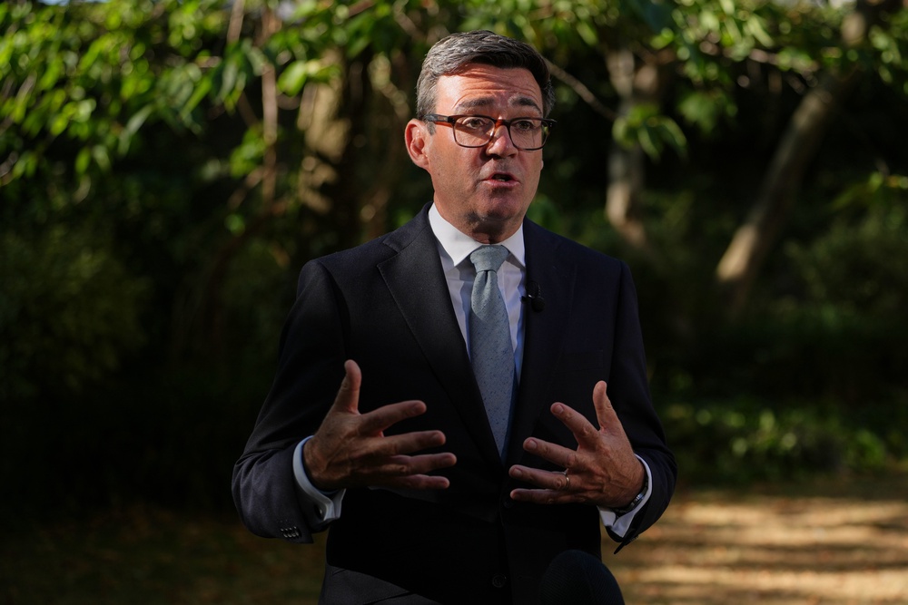 Prime Minister Andy Burnham chaired a meeting of the Government’s emergency Cobra committee in response to the prolonged spell of hot and dry weather (Kin Cheung/PA) (PA Wire)