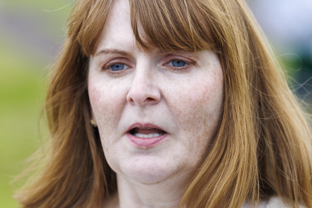 Economy Minister Caoimhe Archibald encouraged students to speak to a careers adviser (Liam McBurney/PA) (PA Wire)