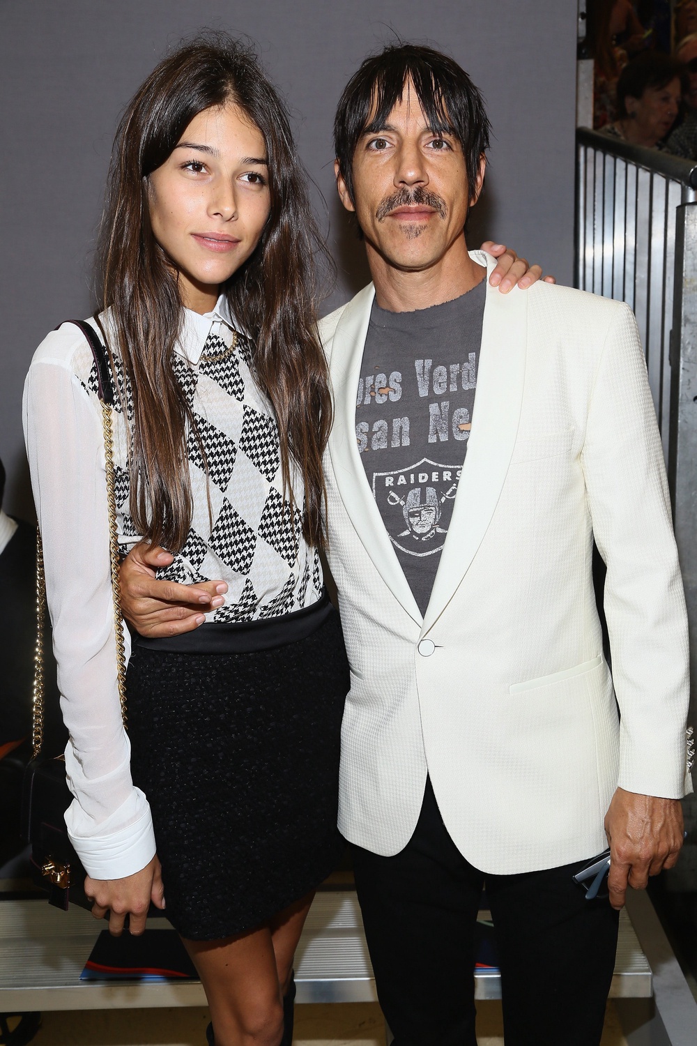 Kiedis with Vestergaard in 2013 (Getty)