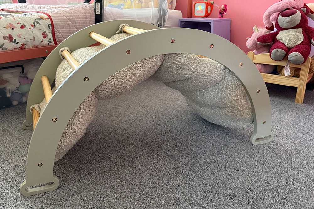 This is the sort of toy that grows with your child because they constantly invent new ways to use it (Sarah Jones/The Independent)