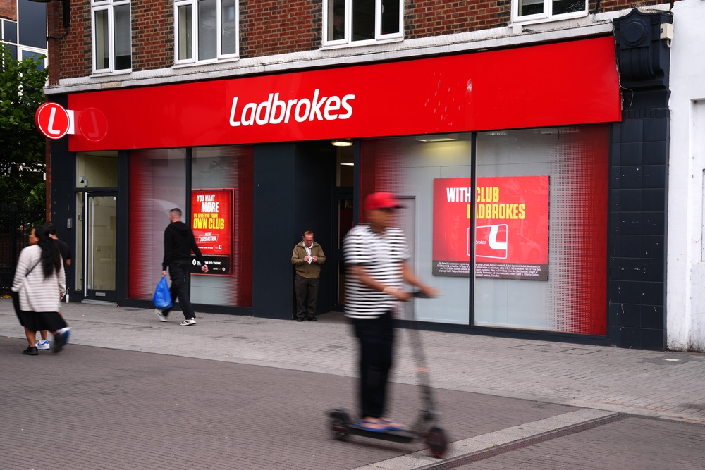 Ladbrokes owner Entain said it remained committed to investing in the UK (John Walton/PA) (PA Archive)