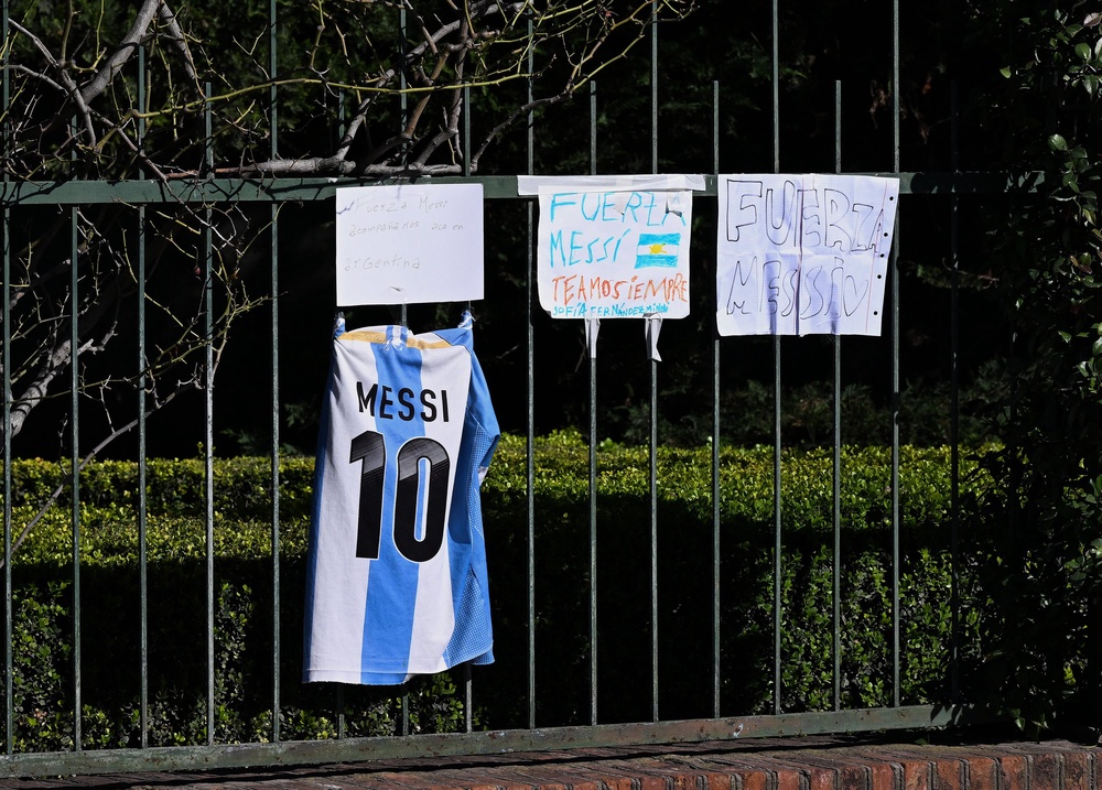 Messi has been in mourning following the loss of his father (Getty)