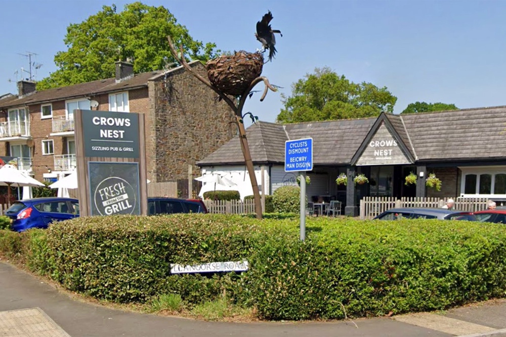The Crow’s Nest pub in Cwmbran, Wales (Google)