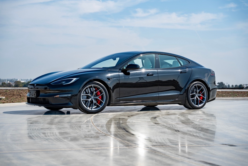 The Model S will forever hold a place in automotive history as one of the earliest mass-produced electric vehicles (Edmunds via AP)
