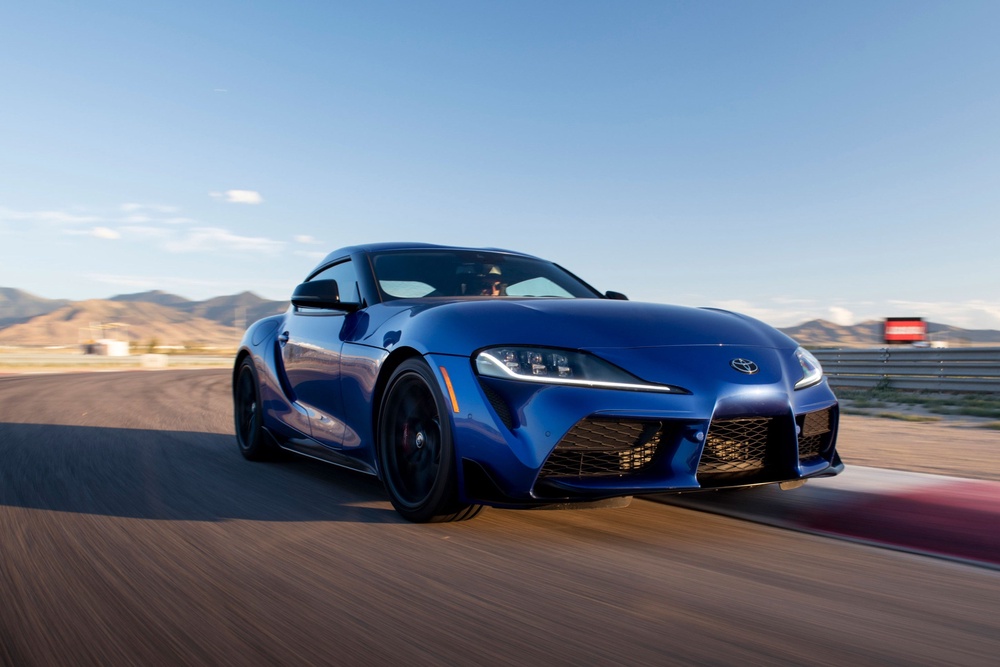The GR Supra is Toyota’s flagship sports car and the modern successor to the iconic Supra from the 1990s (Toyota Motor Sales U.S.A. via AP)