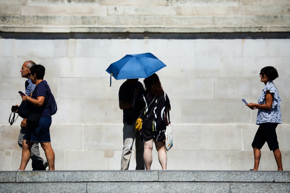 The UK recorded its hottest day of the year on Thursday (Getty)