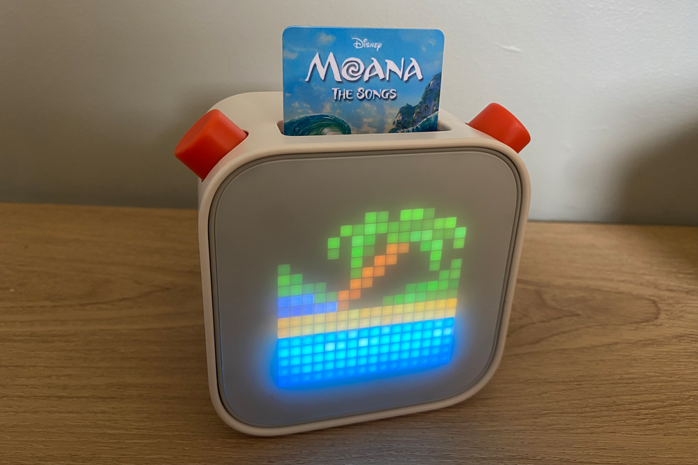 This kids’ audio player is super easy to set up (Abby Driver/The Independent)