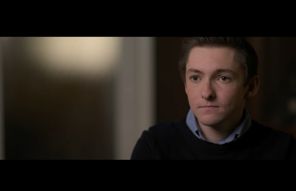 Matthew Hayden-Johnson appears in the series (Channel 4)