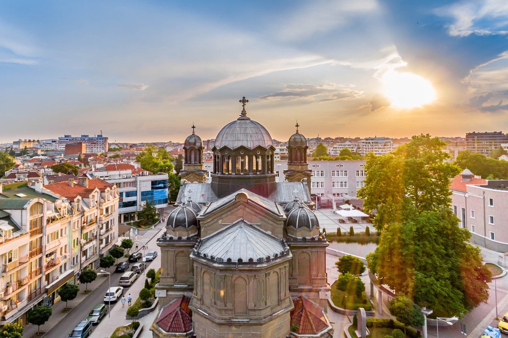 The Cathedral Church of Sts. Cyril and Methodius in Burgas, Bulgaria (Getty Images/iStockphoto)