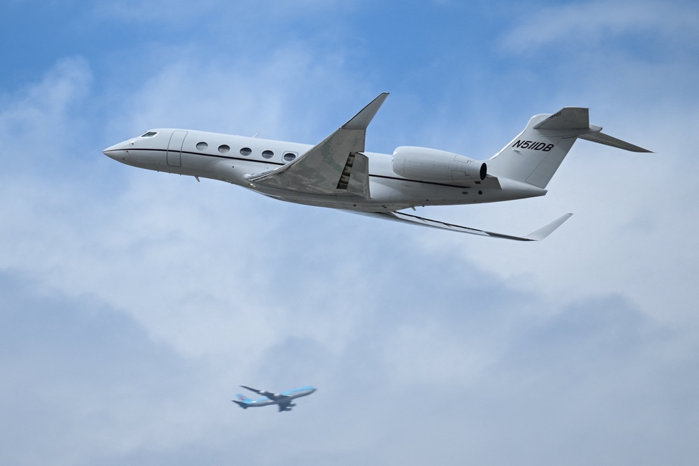 DHS spent $200 million on a pair of Gulfstream G650 jets, though one was leased to FBI Director Kash Patel and another was handed over to Trump’s border czar Tom Homan (AFP/Getty)