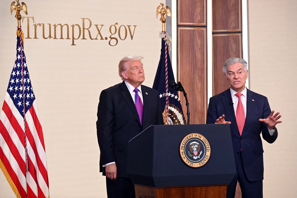 Trump works closely with Oz, who serves as Administrator for the Centers for Medicare & Medicaid Services (AFP/Getty)