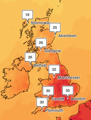 Image from: Homes ablaze as two major fires break out in West Midlands on hottest day of the year - weather latest