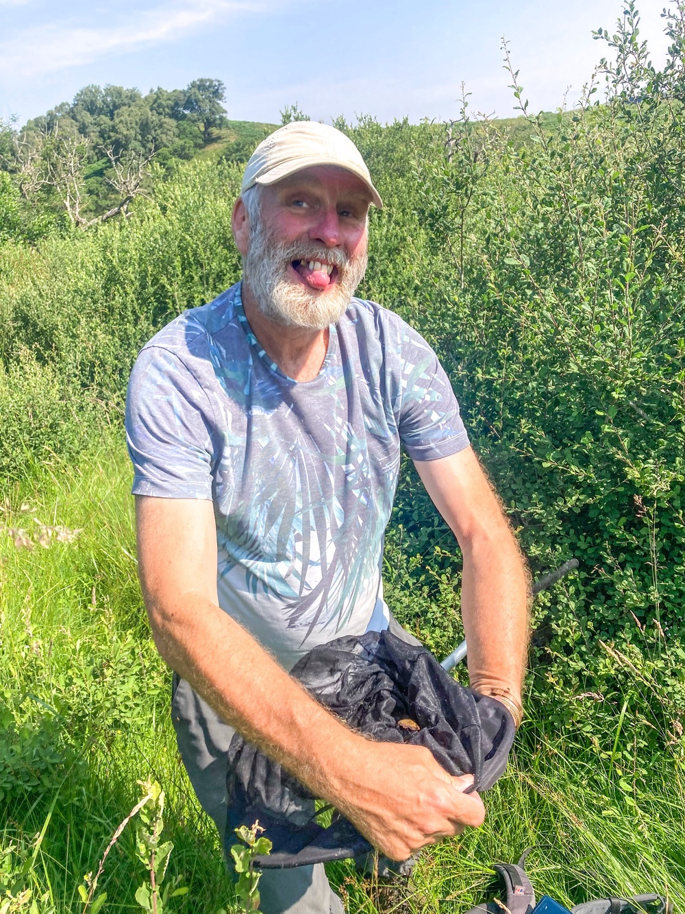Dave Wainwright has spent his life looking for dark bordered beauty moths ( Charlotte Rankin)