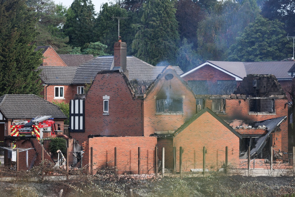 Homes in Stourbridge hit by fire (Reuters)