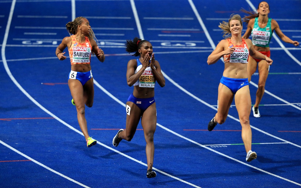Dina Asher-Smith won a treble at the 2018 European Championships (Getty)