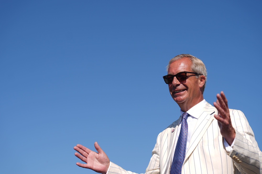 Reform UK leader Nigel Farage was re-elected as Clacton MP (PA Wire)