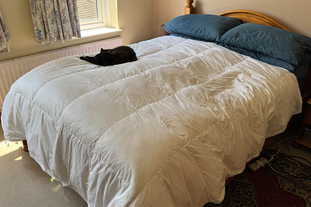 The Scooms scored highly thanks to the buttons all around to attach the duvets together in colder weather (Jo Plumridge/The Independent)