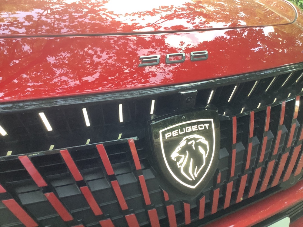 Light up, light up: the 308’s illuminated badge