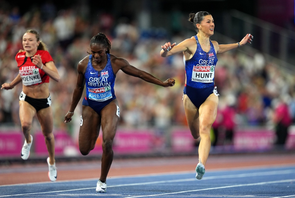 Hunt beat Dina Asher-Smith to gold on Thursday (Getty)