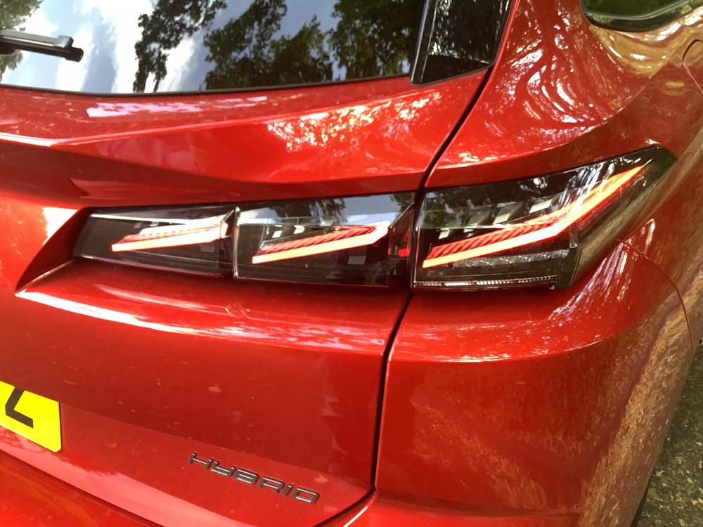 Triple-up: the tail lights mimic the lion’s claw design of the headlights