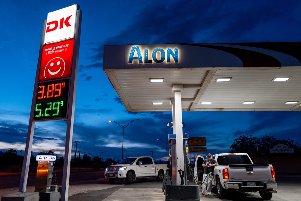 The U.S. national average gas price stood at $4.07 Friday, having already hit an all-time high for mid-August (Getty)