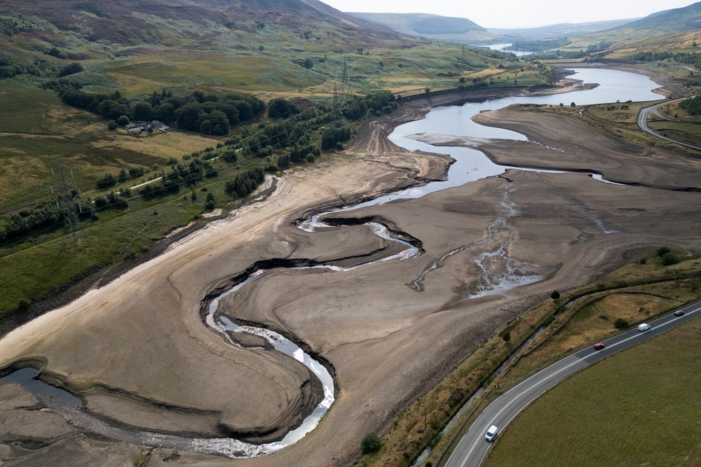 Woodhead reservoir near Manchester, as more than two-thirds of the UK suffers under drought conditions (Copyright 2026 The Associated Press. All rights reserved)