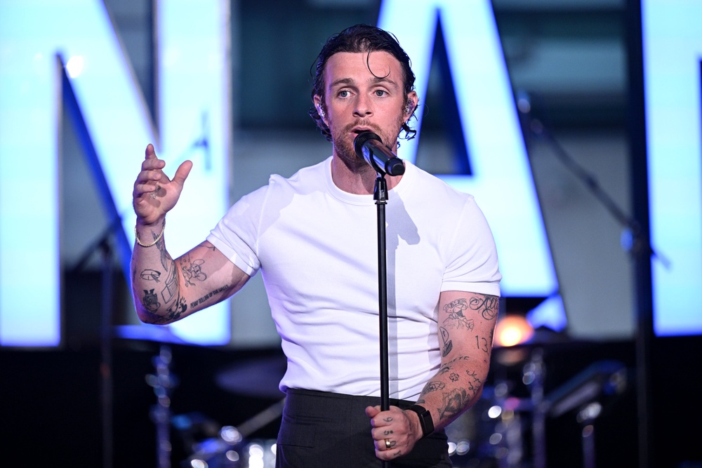 Tom Grennan performed during the special episode (Doug Peters/PA) (PA Wire)