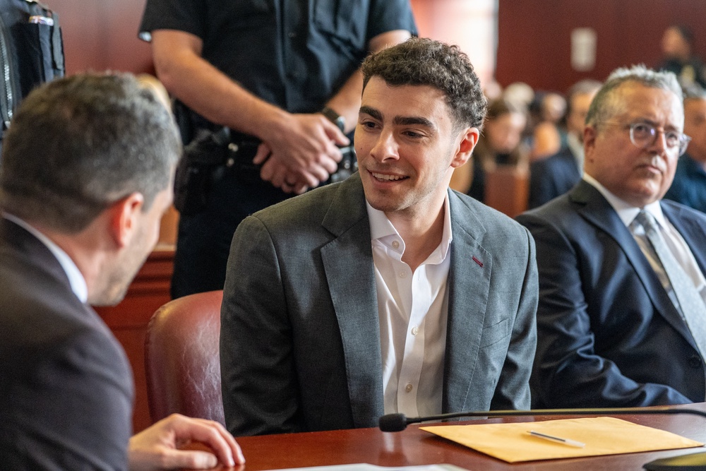 Mangione’s guilty plea resolved one of two cases against him (David Dee Delgado/Pool Photo via AP)