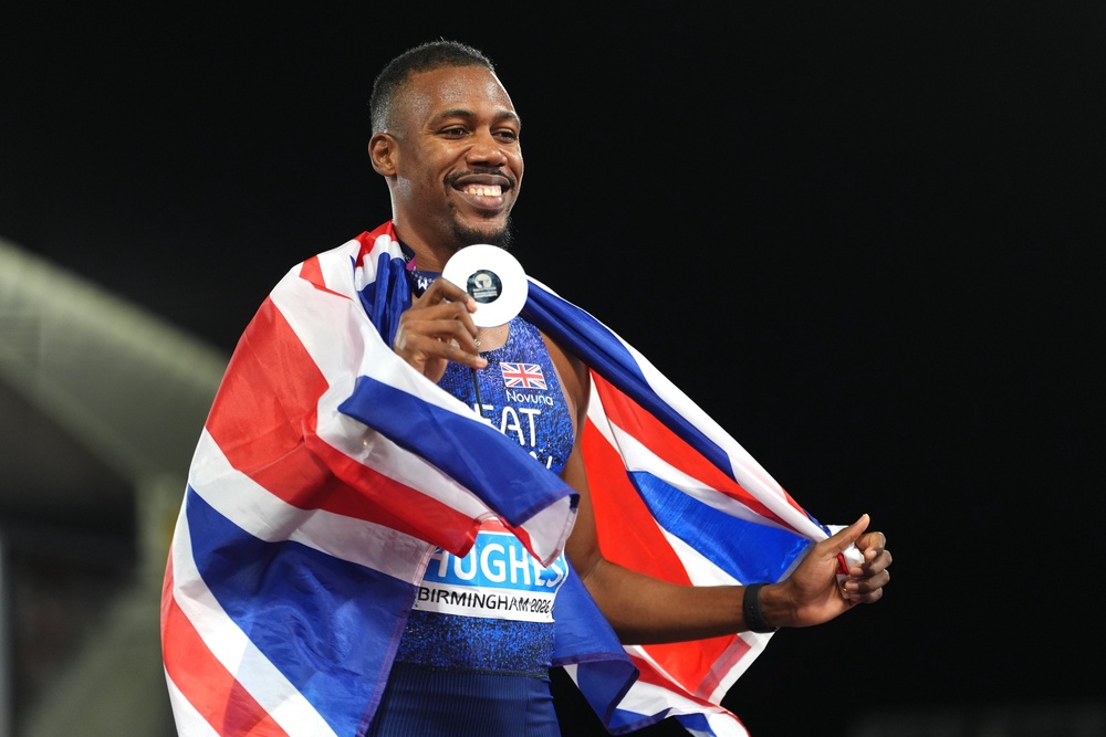 Hughes accepted his silver (PA)