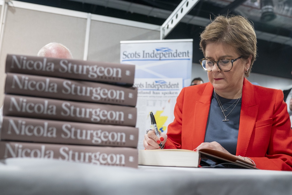 Former first minister Nicola Sturgeon’s memoir came out in paperback at the beginning of August (Jane Barlow/PA) (PA Archive)