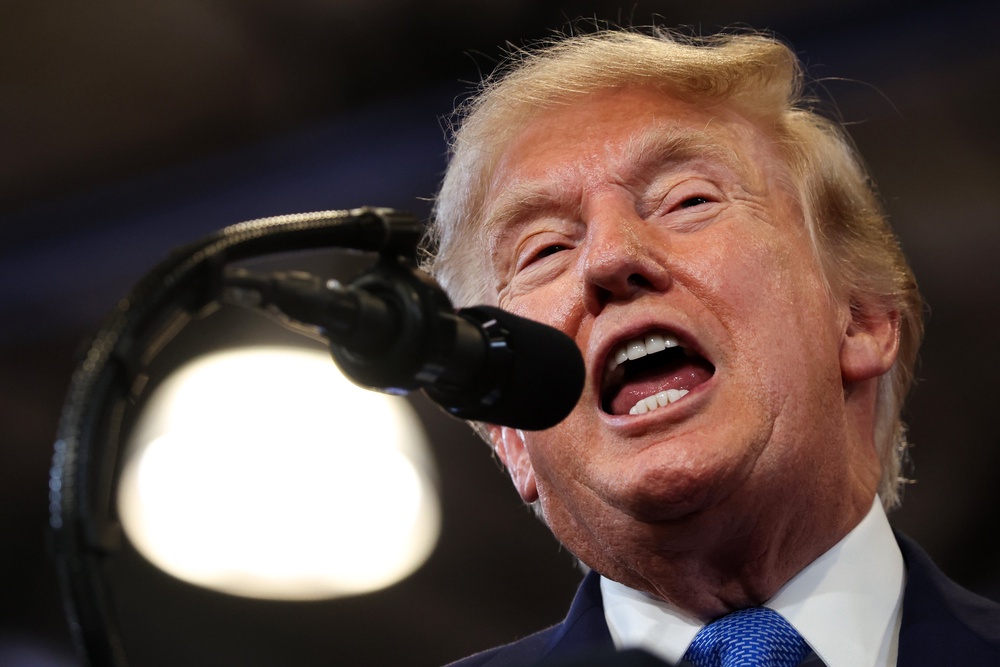 President Donald Trump’s demand for future carrier redesigns coincides with severe strain on the current fleet, including long combat deployments in the Middle East (Getty)