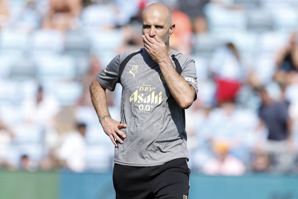 Manchester City manager Enzo Maresca will take charge for the Community Shield clash (PA Wire)