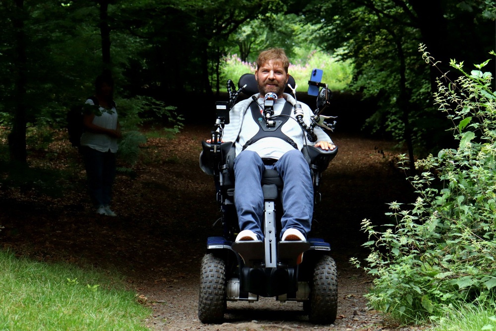 Danny Mavor, a tetraplegic Scottish veteran, is taking on a 79 mile journey in his special off-road wheelchair to prove that life goes on and can still be ‘extraordinary’ (PA)