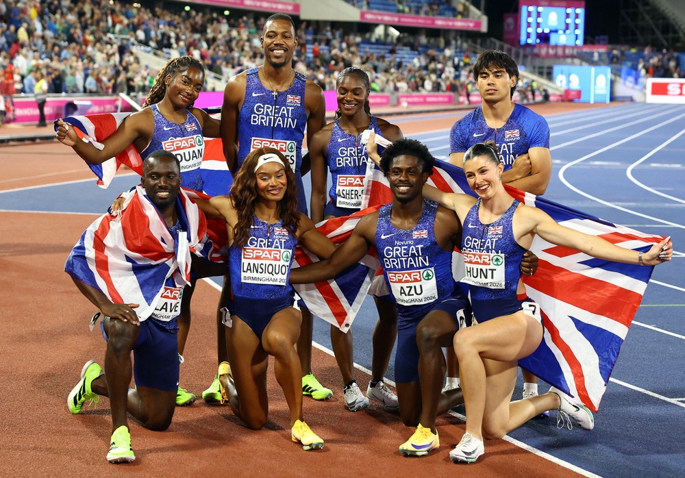 GB won a golden double in the relays on Saturday night (Reuters)