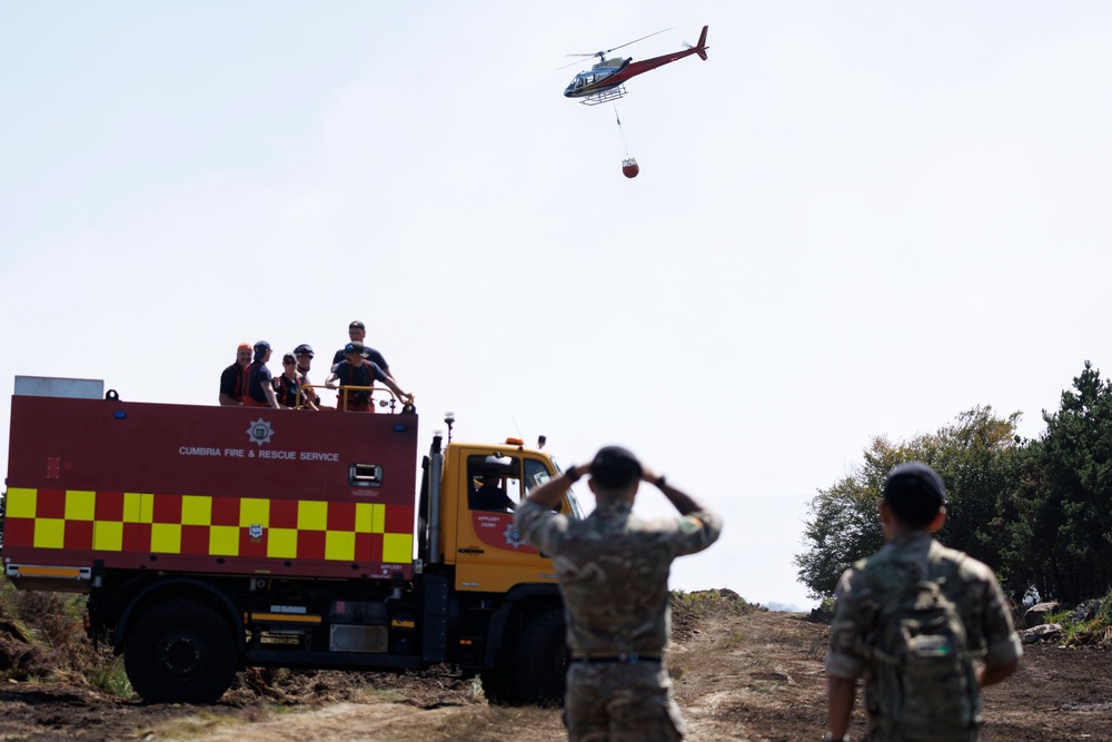 The army has been called in to support wildfires (Getty)