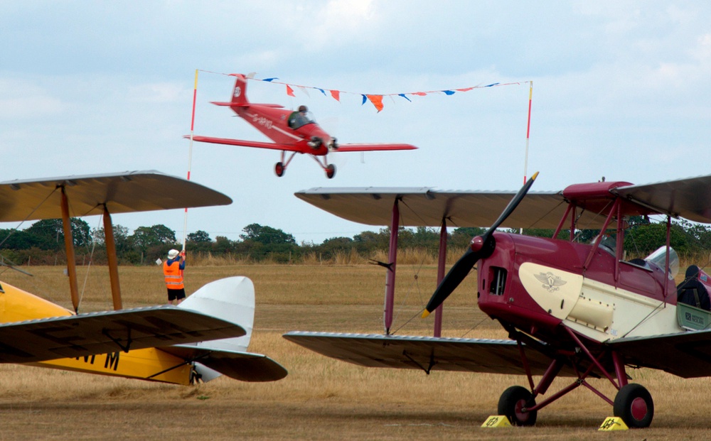 Organisers said the air show would feature the Turbulent Team chasing balloons and dropping flour bombs from single-seat light aircraft (PA)