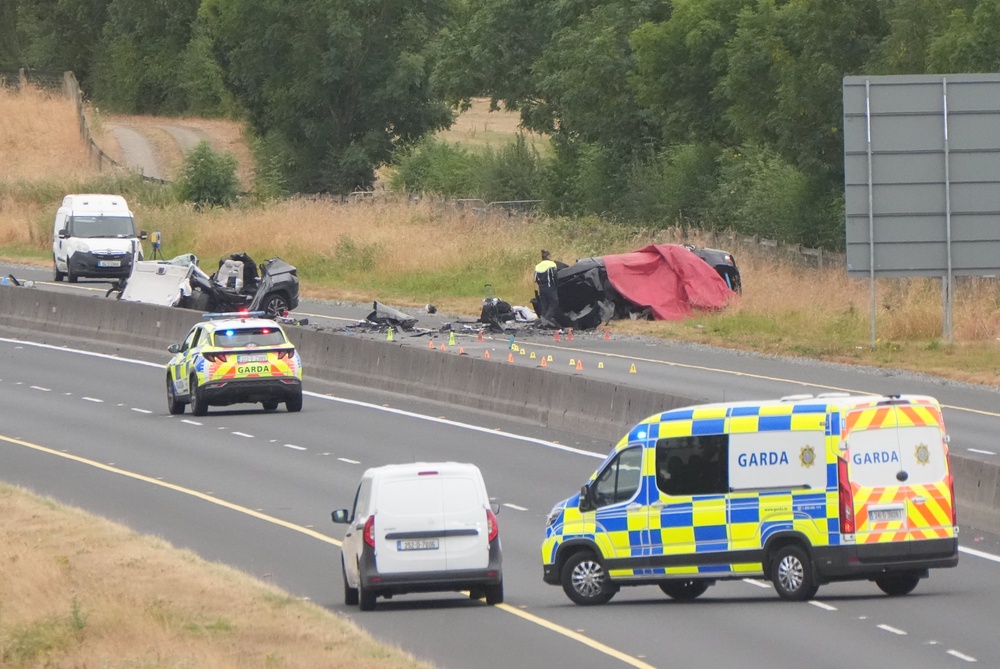 The M9 was closed from junction 3 to junction 4 (PA Wire)