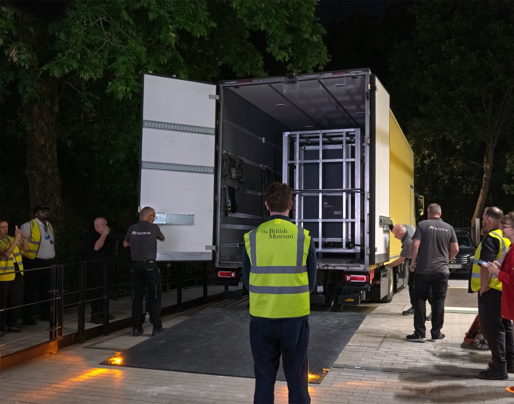 The tapestry arrived in the UK earlier this year (Trustees of the British Museum/PA) (PA Media)