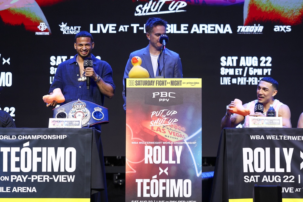 Romero and Lopez have joked with each other in the lead-up to their fight (Getty)