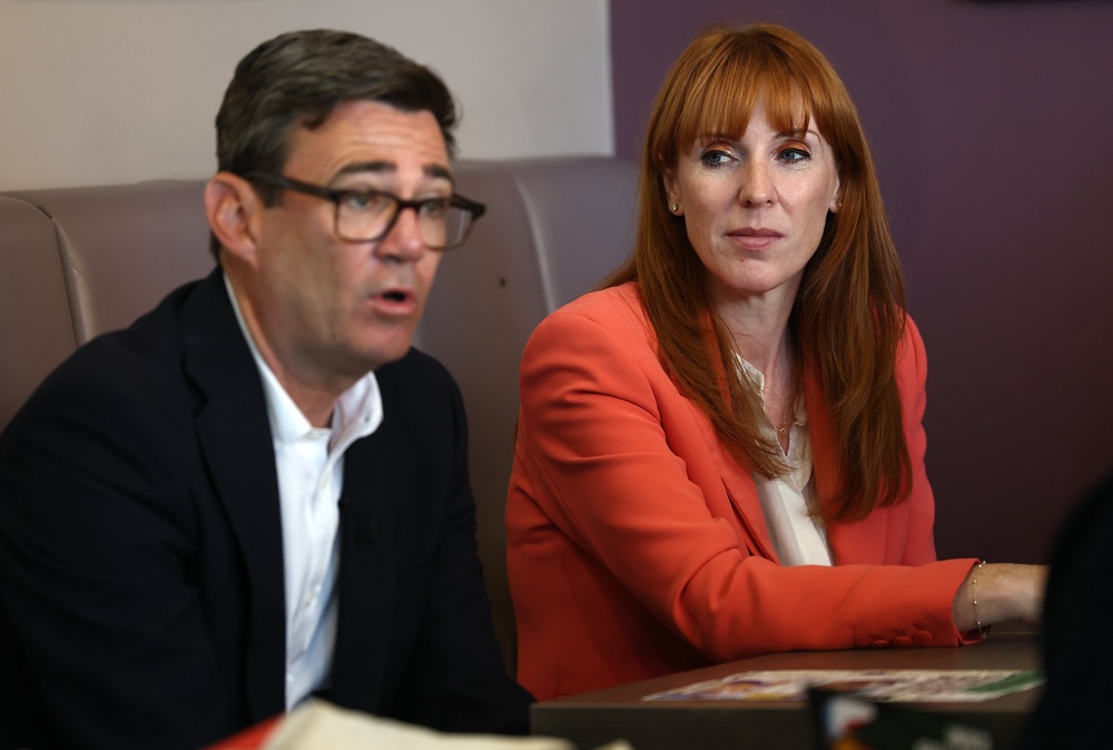 Prime Minister Andy Burnham and Housing Secretary Angela Rayner (PA) (PA Wire)