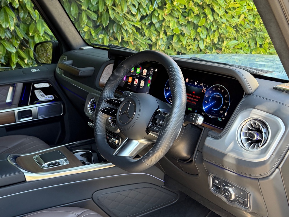Awkward touch-sensitive pads on the steering wheel means you can change music tracks or screen displays inadvertently (Suki Basford)