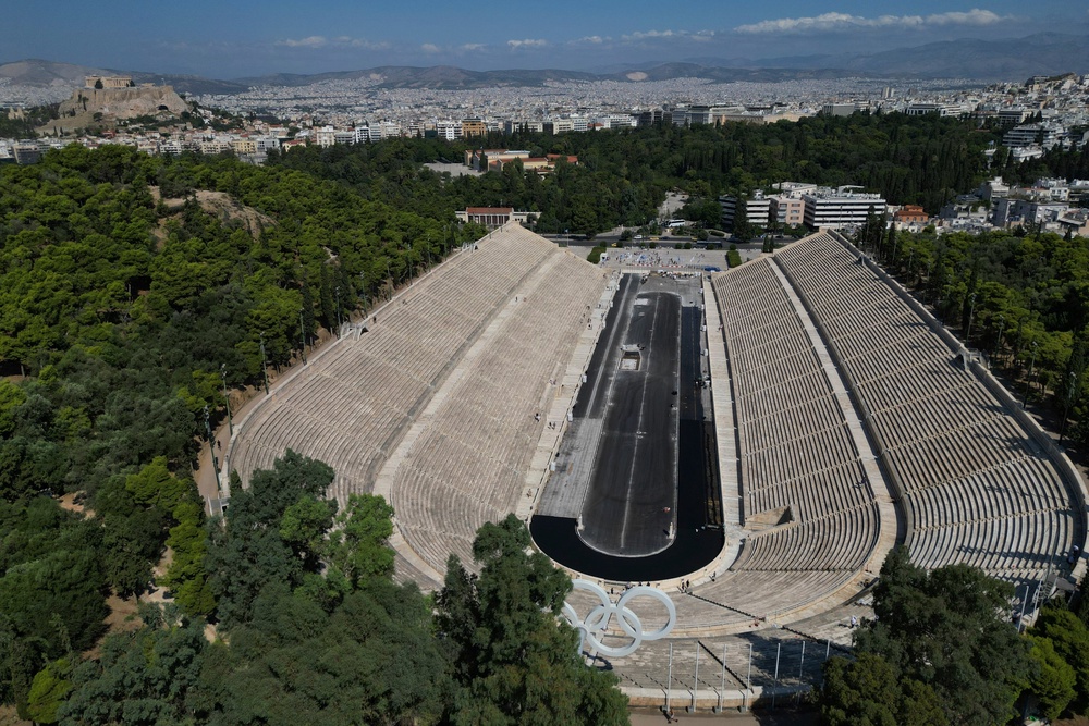 The Panathenaic Stadium is one of the main historic attractions in Athens (AP)