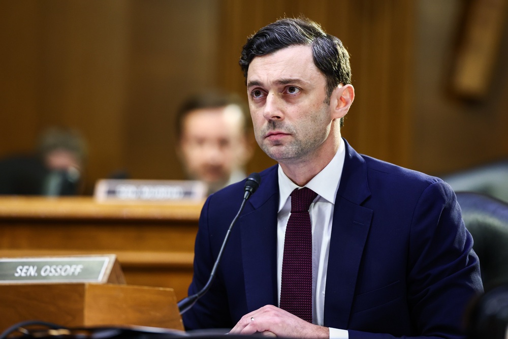 Senator Jon Ossoff claimed that Trump was “treating citizens as fools and those who serve as pawns” (Getty)