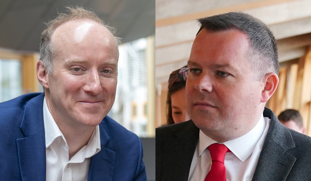 Michael Marra and Joe Fagan will fight it out for leadership of the party in Scotland (Jane Barlow/PA) (PA Wire)