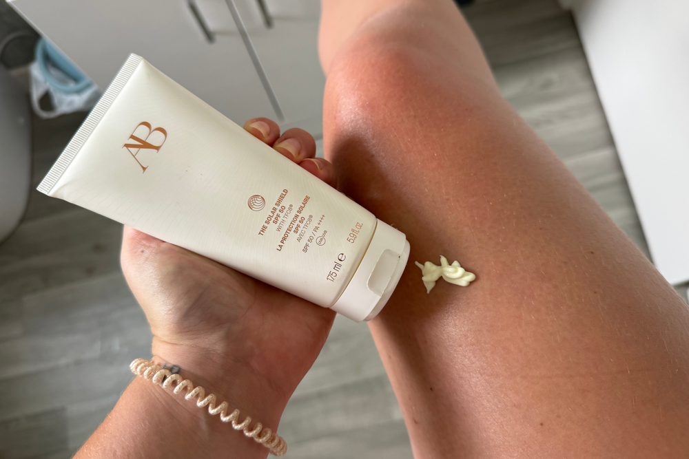 Out the bottle, the SPF appears pretty similar to Augustinus Bader's the rich cream (Lucy Smith/The Independent)
