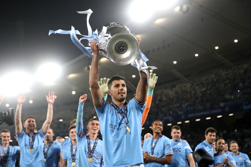 Rodri scored the winning goal in the 2023 Champions League final (Getty)
