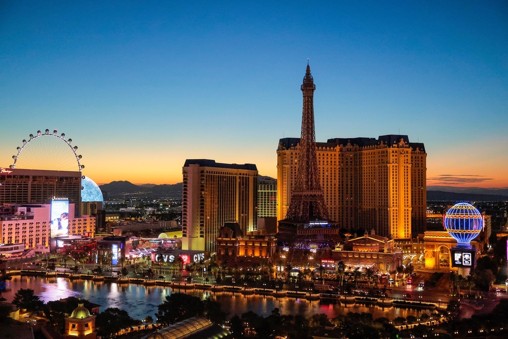The OYO off the Vegas Strip was scrutinized on social media last week, when travelers noticed listings for the Palette and Collection O had photos and details that oddly resembled the hotel (Getty Images)